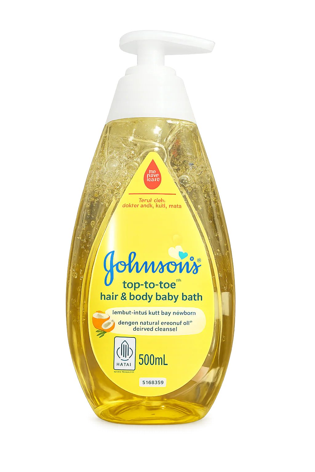 Johnson’s Top-to-Toe Hair & Body Baby Bath 500ml