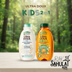 Garnier Ultimate Blends Kids Apricot Cotton Flower 2-in-1 Shampoo, 400ml