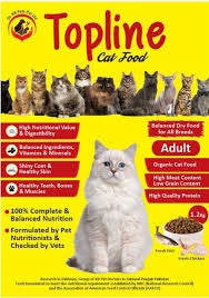 Topline Cat Food Adult 1.2kg