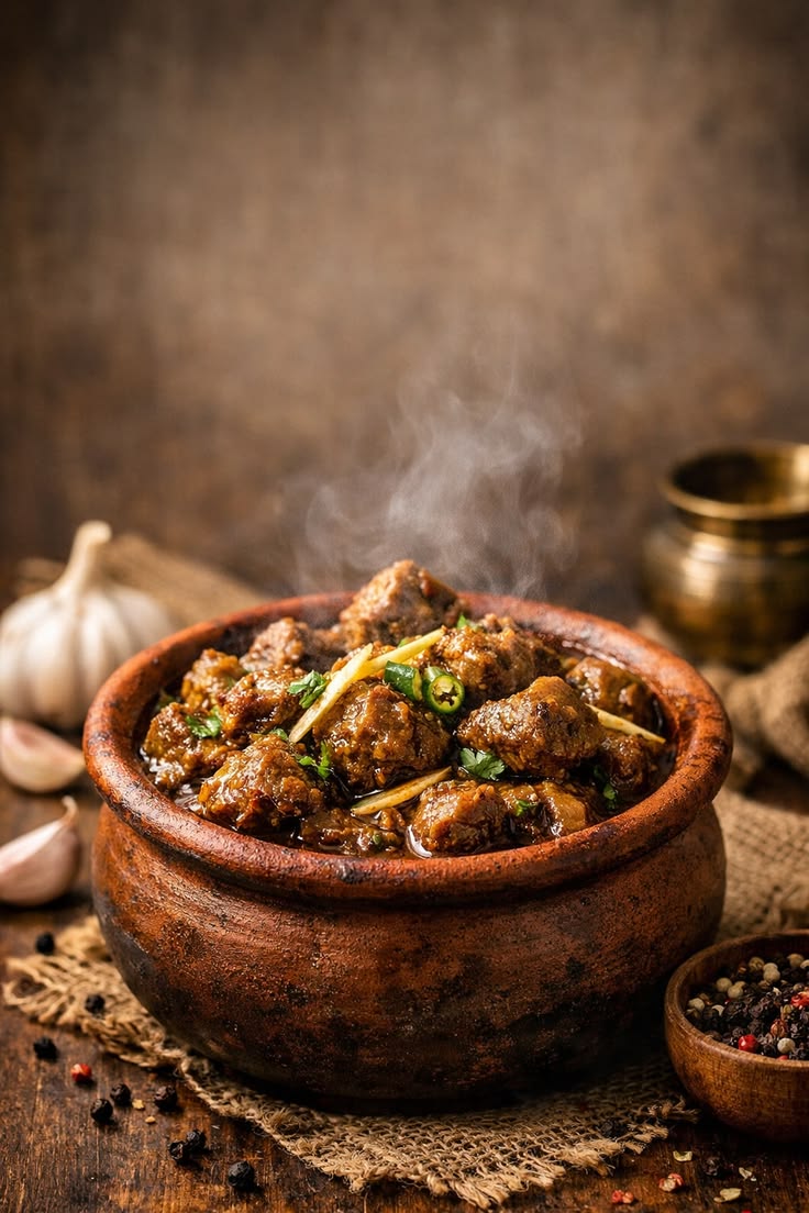 Mutton Achari Handi