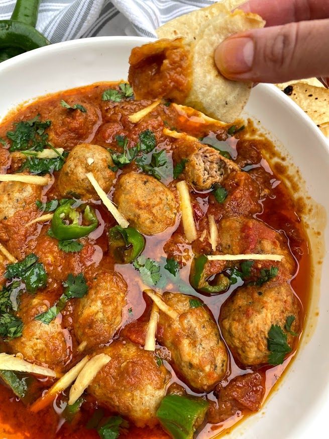 Chicken Rashmi Kabab Karahi