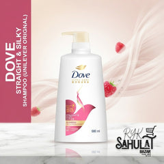 Dove Straight & Silky Shampoo 680ml
