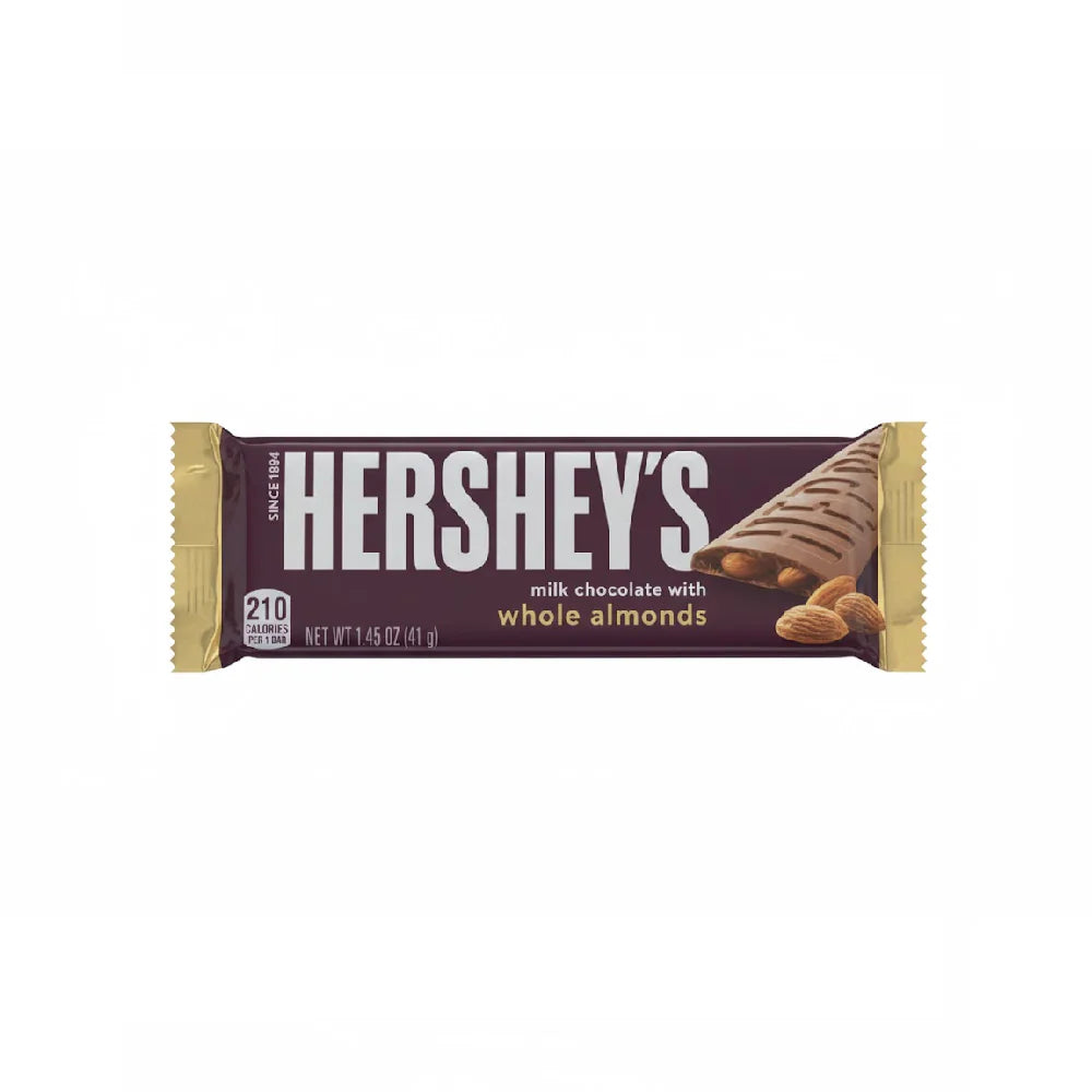 Hershey's - Milk Chocolate With Whole Almonds (41g)