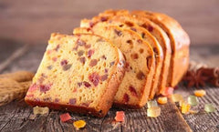 Simple Fruit Cake Slice