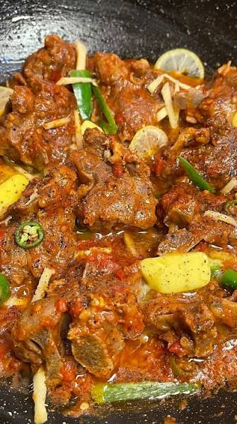 Mutton Karahi Black paper