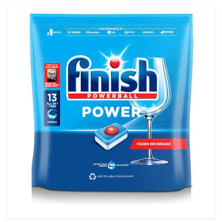 Finish Power All In One Regular Dishwasher Tablets - 13 Tabs