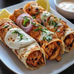 Malai Boti Mix Roll Kabab