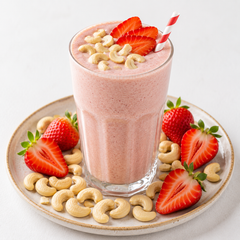 Strawberry + Kajoo Shake