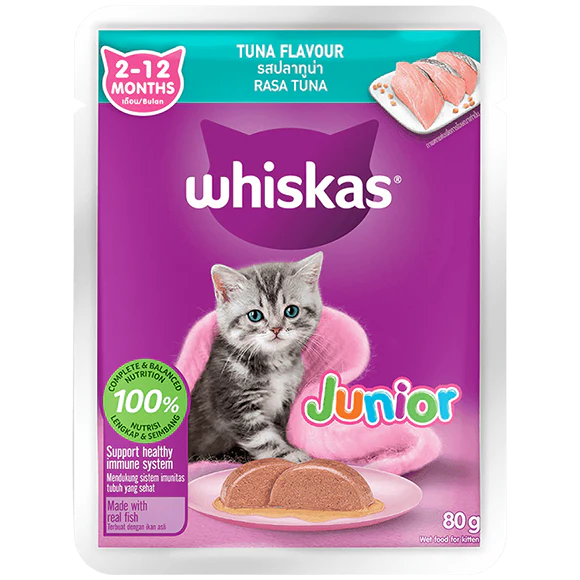 Whiskas Cat Food Chicken In Jelly 1+year 85g