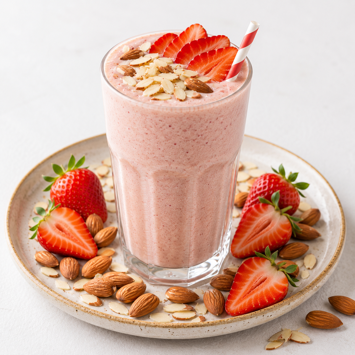 Strawberry + Almond Shake