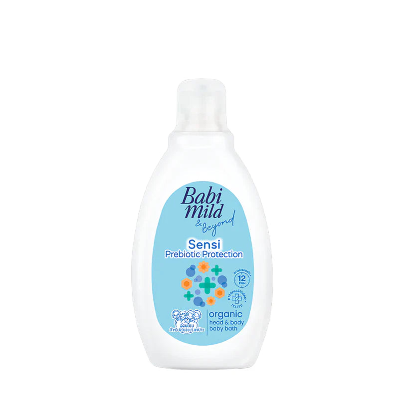 Baby Mild & Beyond Prebiotic Protection Organic Head & Body Baby Bath 180 ml